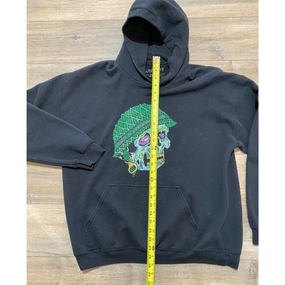 Rare Sheck Wes Mudboy Astroworld Travis Scott Mens L Tour Zombie Hoodie Black - Picture 5 of 10